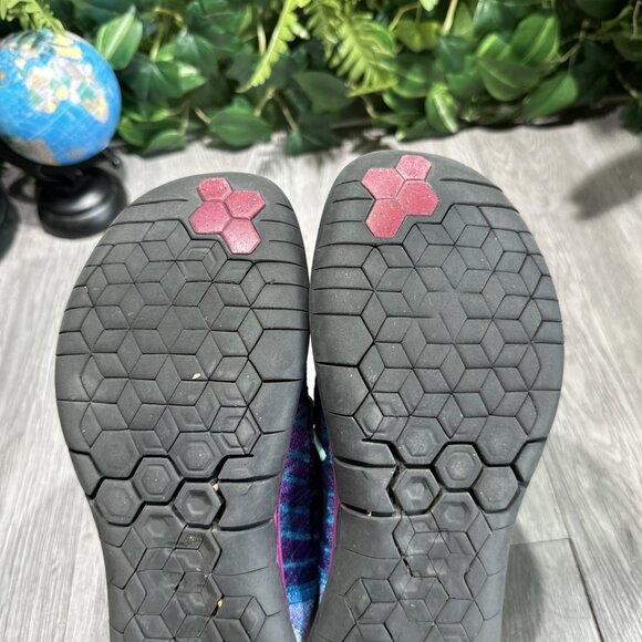 Nike Free 3.0 Flyknit Running Shoes Women 7.5 Blue Purple Black Slip On - Picture 8 of 10